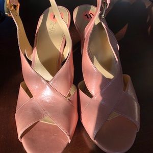 Micheal Kors Pink Leather Heels